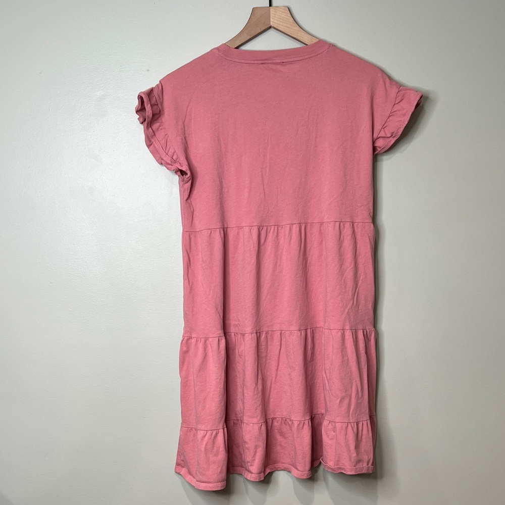J. Crew Pink Tiered Dress Small - Picture 6 of 8